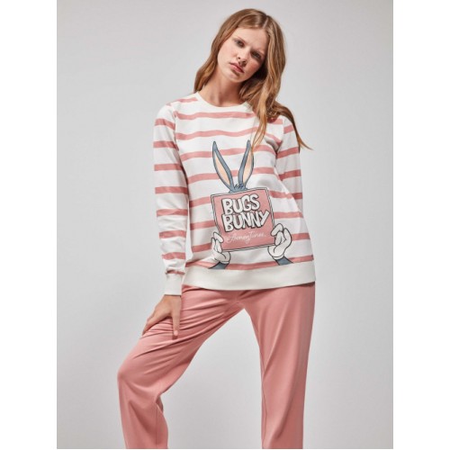 Γυναικεία Βαμβακερή Πυζάμα Gisela 20237s